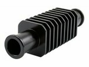 Durchlaufkhler Alu eckig schwarz