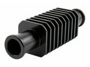 Durchlaufkhler Alu eckig schwarz