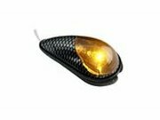Blinker / Lampen zum Aufkleben Tropfenform carbon / getnt