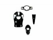 Verkleidungskit 4 Teile schwarz Piaggio Liberty 2004 - 2014