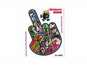 Aufkleber Sticker Bomb Stinkefinger 10x12cm