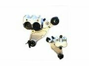 Bremssattel Grand Retro silber