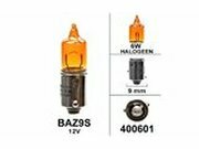 Halogenlampe Flsser BAZ9S 6W 12V 6W Orange
