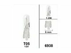 Glassockellampe T5 12V 1,2W