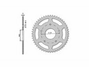 Kettenrad IGM Rieju SMX 06 62mm 5 Loch 50 Zhne