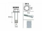 Motorschraube SW 8 M6x 50 silber (x10)