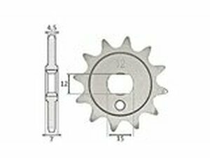 Ritzel IGM Kreidler 3V / 4V (415) 12 Zhne