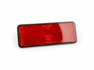 Reflektor Rechteckig verschraubt 90x35 rot