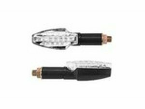 LED Blinker Fuka Schwarz / Transparent