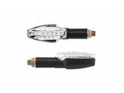 LED Blinker Fuka Schwarz / Transparent