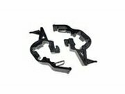 Scheinwerferhalterung Derbi Senda Schwarz (x2)