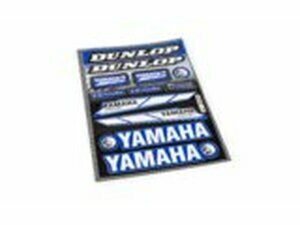 Aufkleber Bogen Yamaha / Dunlop 33x22cm