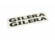 Aufkleber x2 Gilera 32x4 cm Schwarz