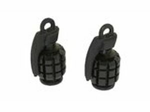 Ventilkappen Grenade schwarz