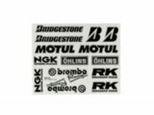 Aufkleber Bogen Sponsor Brembo usw. 193x240mm