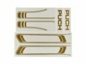 Aufkleber Puch Maxi (x6) PVC gold