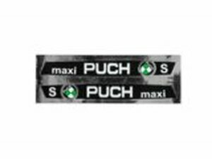 Aufkleber Puch Maxi Tank (x2) 205x25mm chrom