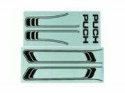 Aufkleber Puch Maxi (x6) PVC schwarz