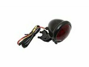 LED Rcklicht rund Rot / Schwarz