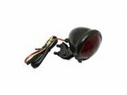 LED Rcklicht rund Rot / Schwarz