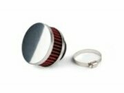 Luftfilter Typ KN D.74mm AW 28/35mm (PHVA/PHBN) chrom / rot