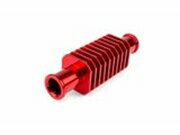 Durchlaufkhler Alu eckig rot