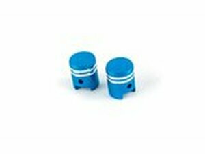 Ventilkappen Piston / Kolben blau