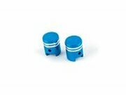 Ventilkappen Piston / Kolben blau
