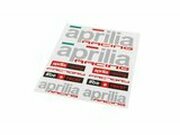 Aufkleber Bogen Aprilia Racing 25x20cm