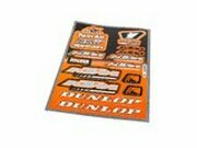 Aufkleber Bogen Sponsor KTM 33x22cm