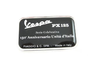 Aufkleber 150° anniversario unita dItalia PIAGGIO Vespa PX125