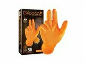 Arbeitshandschuhe Nitril hochfest orange - 25 Paar - T11...