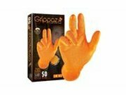 Arbeitshandschuhe Nitril hochfest orange - 25 Paar - T11...