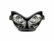 Scheinwerfer Doppeloptik Yamaha Aerox CAR-GLAS schwarz
