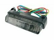 Rcklicht Black Line Mini LED inkl. Blinkfunktion universal