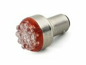 Birne BA15D 12V / 12W rot