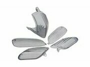 Blinkerglser + Rcklicht STR8 Aprilia SR50 Factory schwarz