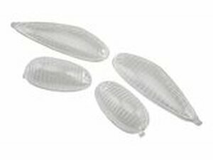 Set Blinkerglser STR8 transparent Piaggio NRG MC2 wei