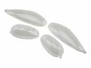 Set Blinkerglser STR8 transparent Piaggio NRG MC2 wei