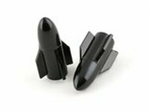 Ventilkappen Rocket STR8 schwarz