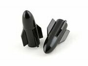 Ventilkappen Rocket STR8 schwarz