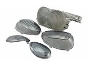 Blinkerglser + Rcklicht STR8 Yamaha Neos schwarz