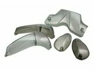 Blinkerglser + Rcklichtglas STR8 Gilera Runner ab 2003 carbon