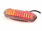 Rcklicht LED mit Blinker Piaggio NRG Power weiss