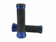 Lenkergriffe STR8 CNC schwarz / blau