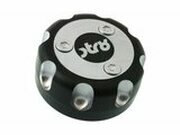 Tankdeckel STR8 CNC Yamaha / MBK / Derbi Senda schwarz