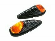 Blinker Custom oranges Glas carbon Look Gehuse