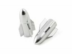 Ventilkappen Rocket STR8 verchromt