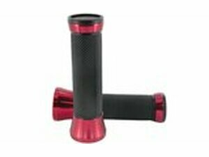 Lenkergriffe STR8 CNC schwarz / rot