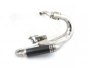 Auspuff LTH Road V2 Edelstahl poliert fr mit Seitenfach...